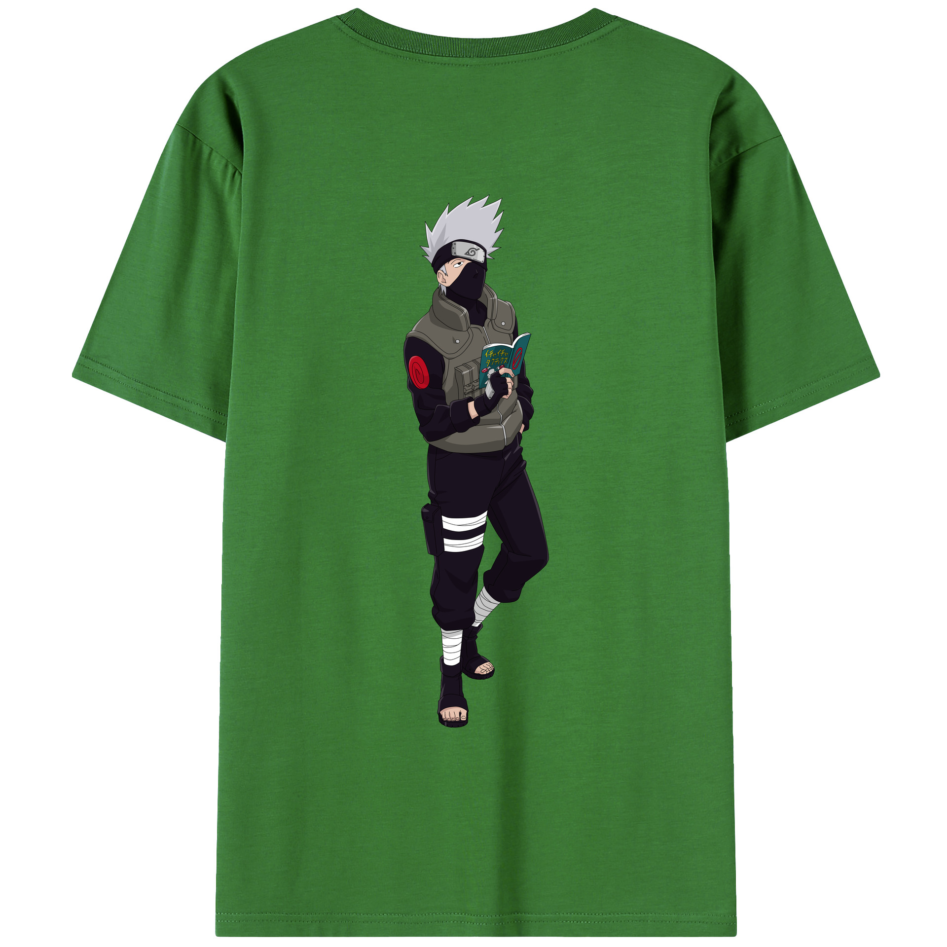（画像用） NARUTO -ナルト- はたけ カカシ Hatake Kakashi レディース半袖Tシャツ(バックプリント)